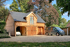 Oak Garages With Room Above Accommodatione